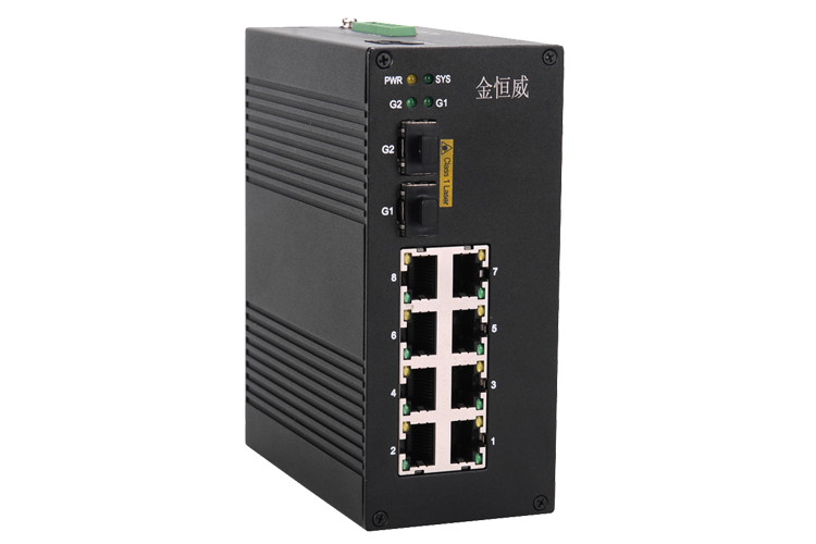 P710A 2+8 Managed Industrial PoE Ethernet Switch