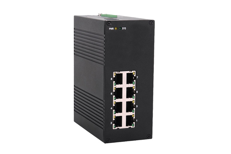 i408A 8 Port Gigabit Industrial Ethernet Switch